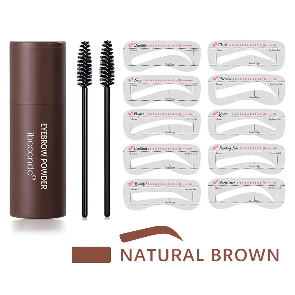 Kit tampon à sourcils châtain naturel